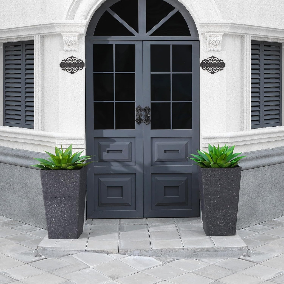 Serene Large Artificial Agave Succulent Home Decor Collection