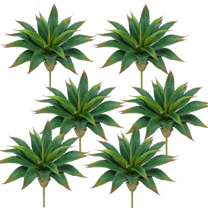 Vibrant Large Artificial Succulent Aloe Home Decor Series