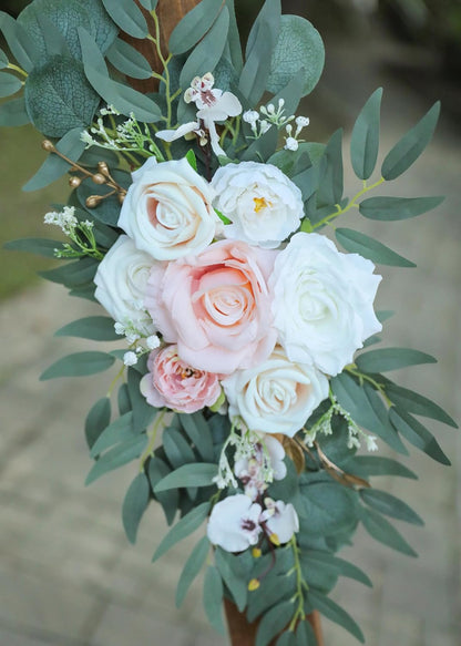 Charming Blush Pink Wedding Arch Home Decor Selection