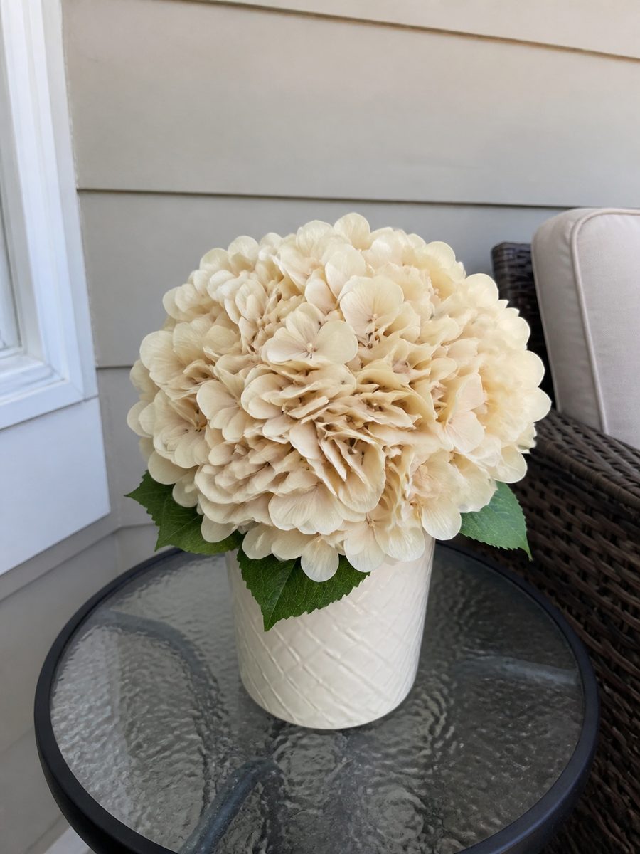 Customer photo of artificial hydrangea flower balls