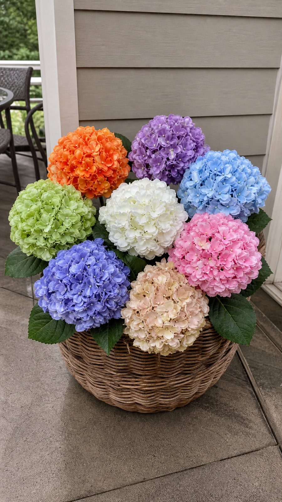 Customer photo of artificial hydrangea flower balls