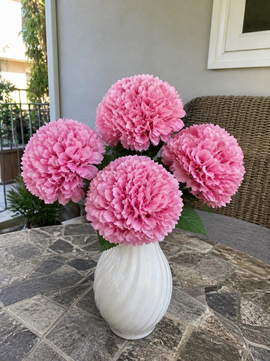 Customer photo of artificial hydrangea flower balls